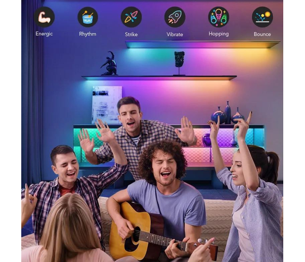 GOVEE Taśma LED H618C Basic LED Strip Light 10m WiFi Bluetooth RGBIC - 1366263 - zdjęcie 3